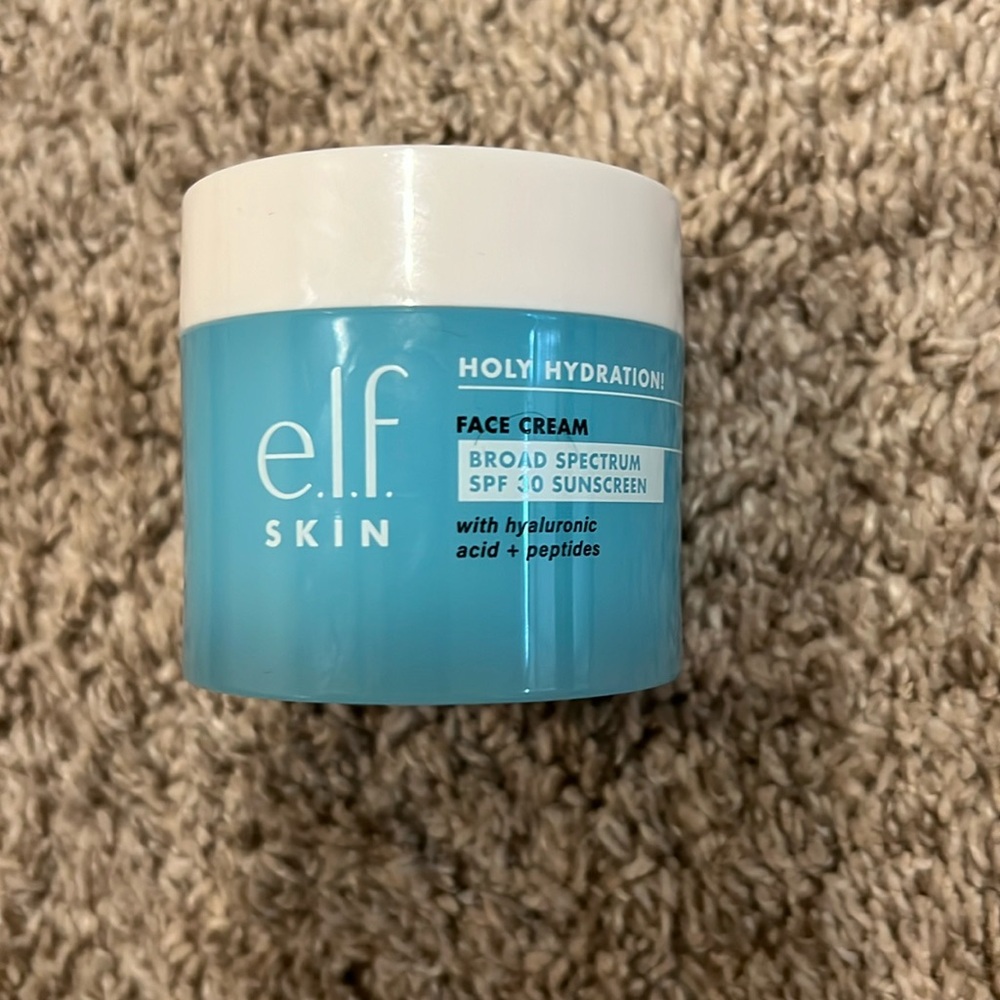 elf holy hydration face cream spf 30